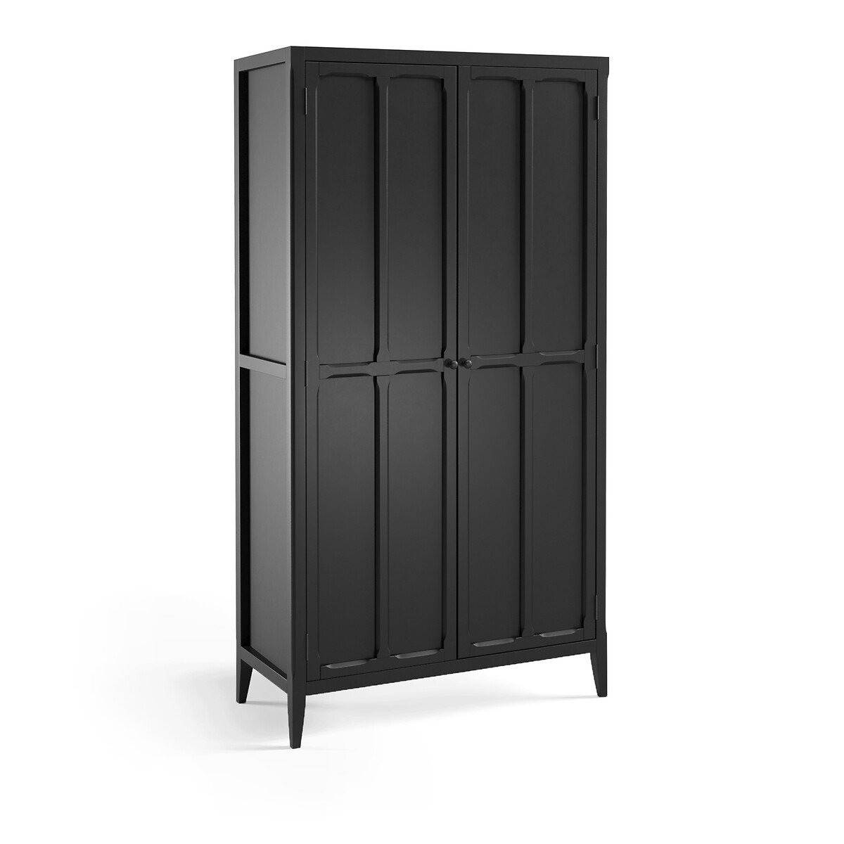 Шкаф платяной с дверцами La Redoute Plus Eugnie черного цвета стиль ...