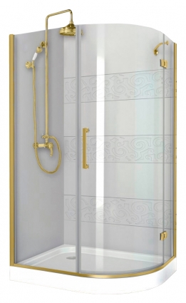 Душевой уголок Cezares Magic RH1 120/90 C G L прямоугольный-асимметричный, двери распашные