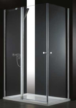 Душевой уголок Cezares Elena AH2 120/100 C Cr прямоугольный, двери распашные