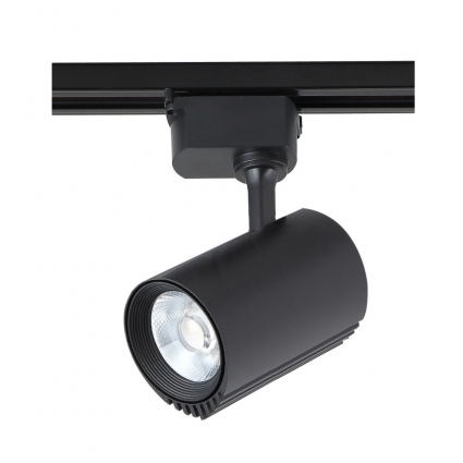 Трековый светильник однофазный Crystal Lux CLT 0.31 007 20W BL цвет черный