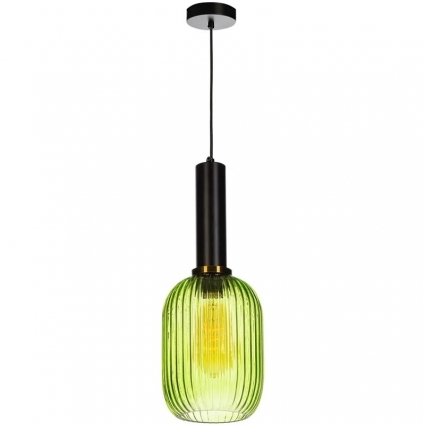 Подвесной светильник Loft IT 2072-A+BL цвет зеленый, мощность 60 Вт