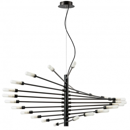 Подвесная люстра Lightstar Ragno 733247 цвет белый, мощность 960 Вт