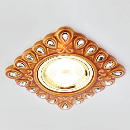 Встраиваемый светодиодный светильник Ambrella light Desing 5W D5550 SB/CL-A цвет бронза