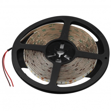 Светодиодная влагозащищенная лента ЭРА 4,8W/m 60LED/m 2835SMD теплый белый 5M KU-2835AD-60D-WW, мощность 24 Вт