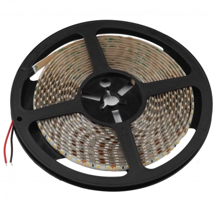 Светодиодная влагозащищенная лента ЭРА 9,6W/m 120LED/m 2835SMD холодный белый 5M KU-2835AD-120D-W, мощность 48 Вт