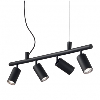 Подвесная люстра Ideal Lux Dynamite SP4 Nero мощность 112 Вт