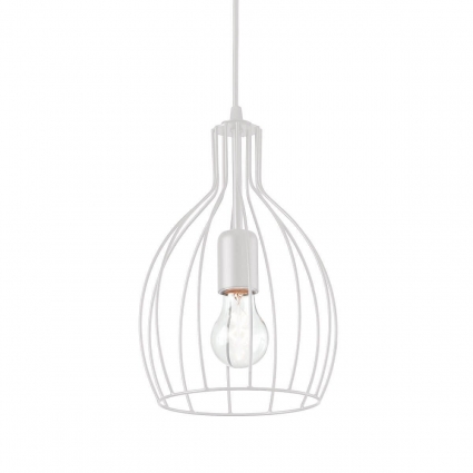 Подвесной светильник Ideal Lux Ampolla-2 SP1 Bianco мощность 60 Вт