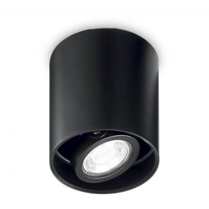 Потолочный светильник Ideal Lux Mood PL1 D09 Round Nero мощность 28 Вт