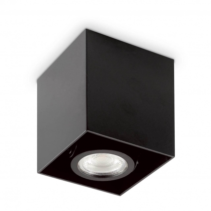 Потолочный светильник Ideal Lux Mood PL1 D09 Square Nero мощность 28 Вт
