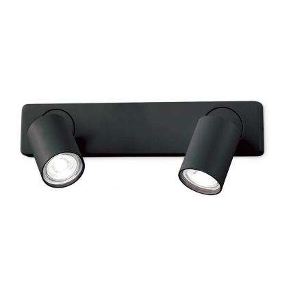 Спот Ideal Lux Rudy AP2 Nero мощность 70 Вт