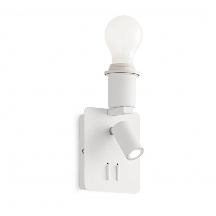 Бра Ideal Lux Gea MAP2 Square Bianco мощность 60 Вт