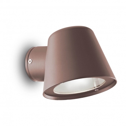 Уличный настенный светильник Ideal Lux Gas AP1 Coffee мощность 28 Вт