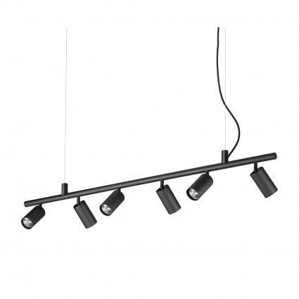 Подвесная люстра Ideal Lux Dynamite SP6 Nero мощность 168 Вт
