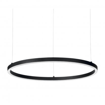 Подвесной светодиодный светильник Ideal Lux Oracle Slim D90 Nero мощность 48 Вт