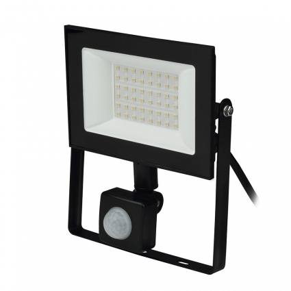 Прожектор светодиодный (UL-00007126) Uniel 30W ULF-F62-50W/6500K Sensor IP54 200-240В Black