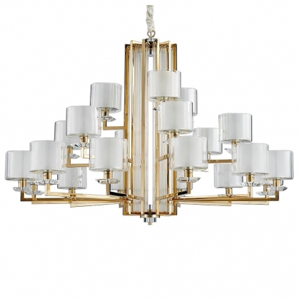 Подвесная люстра Newport 4412+6+3/C Gold М0062635 мощность 1270 Вт