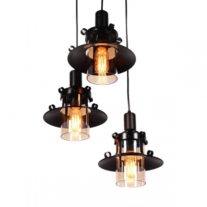 Подвесная люстра Lumina Deco Capri LDP 11328 B-3 BK мощность 180 Вт
