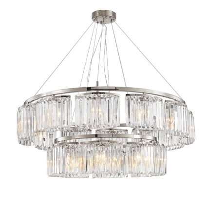 Подвесная люстра Newport 4358+12/S Chrome М0062828 мощность 1200 Вт
