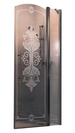 Душевая дверь в нишу Huppe Design victorian DV0402.092.319 распашная, стекло прозрачное
