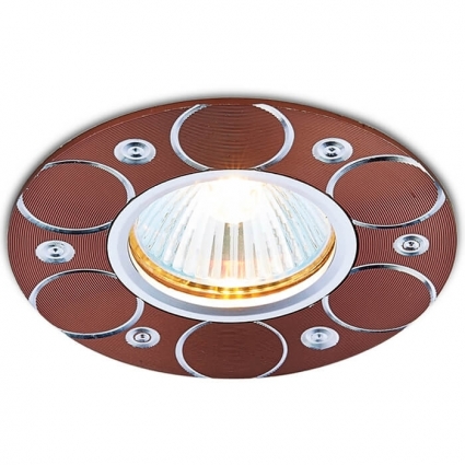 Встраиваемый светильник Ambrella light Alum A808 AL/BR мощность 10 Вт