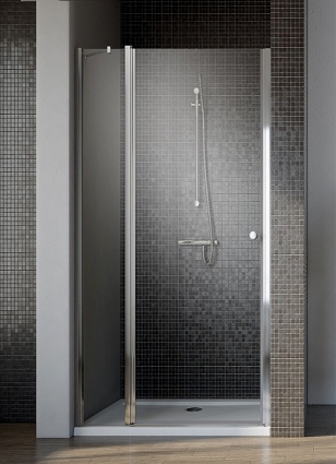 Душевая дверь в нишу Radaway EOS II DWJ 80 L распашная, стекло прозрачное