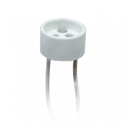 Патрон керамический GU10 (02284) Uniel ULH-GU10-Ceramic-15cm