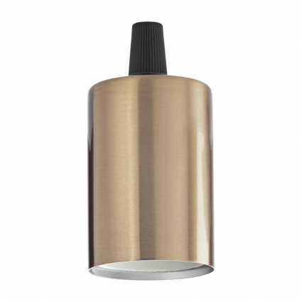 Патрон Ideal Lux Portalampada E27 Liscio Ottone Brunito мощность 60 Вт