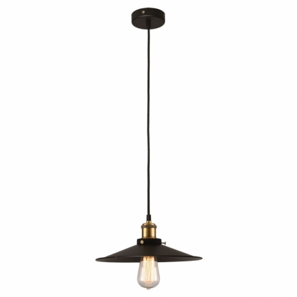 Подвесной светильник Lussole Loft X LSP-9601 в стиле лофт, цвет черный
