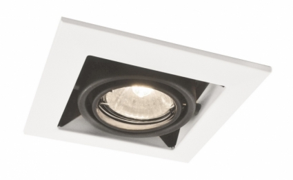 Встраиваемый светильник Arte Lamp Technika A5941PL-1WH в стиле Хай-тек, цвет белый