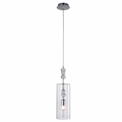Подвесной светильник Crystal Lux Eva SP1 в стиле Хай-тек, цвет хром
