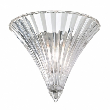 Настенный светильник Ideal Lux Santa AP1 Small Trasparente в морском стиле, цвет хром