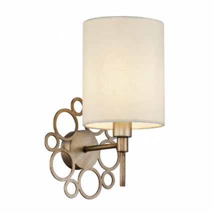 Бра Maytoni Anna H007WL-01G в стиле модерн, цвет кремовый, мощность 40 Вт