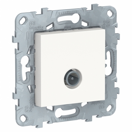 Розетка TV одиночная Schneider Electric Unica New NU546218 цвет белый