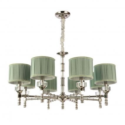 Подвесная люстра ST Luce Oleo SL1121.103.08 цвет зеленый, мощность 320 Вт