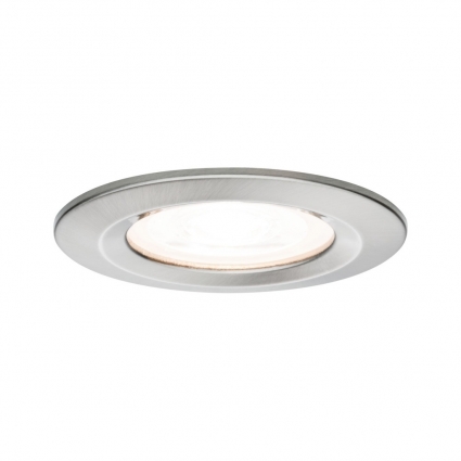Встраиваемый светильник Paulmann Nova Led 93439 цвет серый, мощность 6.5 Вт
