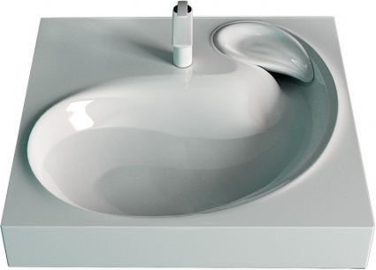 Раковина Andrea Buta60 60x60 квадратная, цвет белый