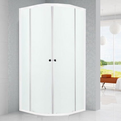 Душевой уголок Damixa Origin Evo 82G-301-080WT 80х80 см четверть круга, двери раздвижные