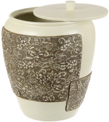 Мусорное ведро Primanova Pettie Lace D-13644 напольное,  в современном стиле
