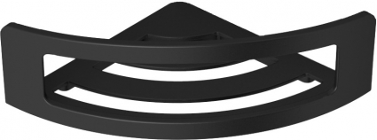 Полка Langberger Black Edition 78160-BPC цвет черный, подвесная
