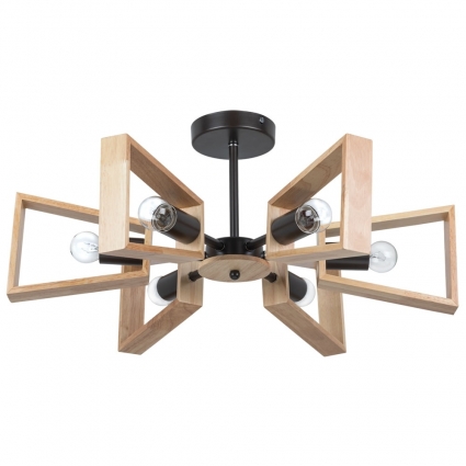 Потолочная люстра Arte Lamp Brussels A8030PL-6BK мощность 360 Вт