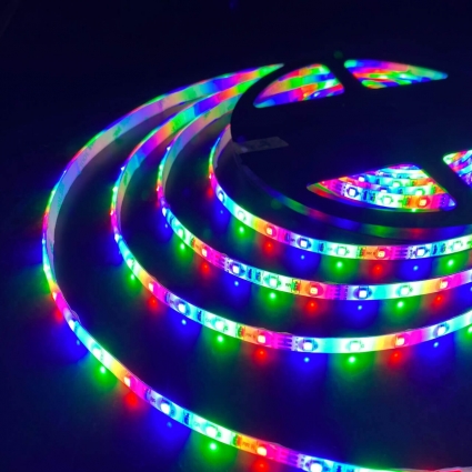 Светодиодная влагозащищенная лента Elektrostandard 4,8W/m 60LED/m 2835SMD RGB 5M 4690389154928, мощность 24 Вт