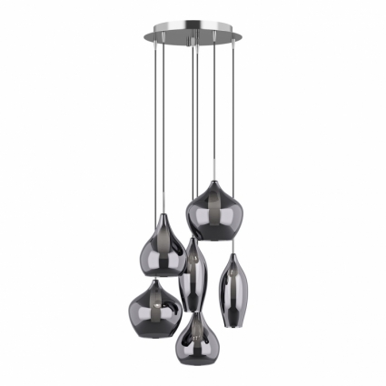 Подвесная люстра Lightstar Pentola 803067 в современном стиле, цвет серый