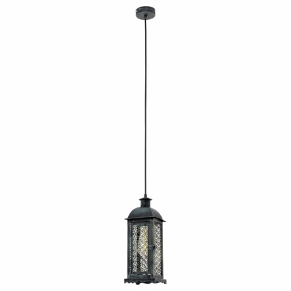 Подвесной светильник Eglo Vintage 49215 в восточном стиле, цвет коричневый, мощность 60 Вт