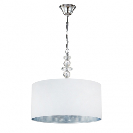 Подвесной светильник Crystal Lux Armando SP4 Chrome цвет белый, мощность 240 Вт