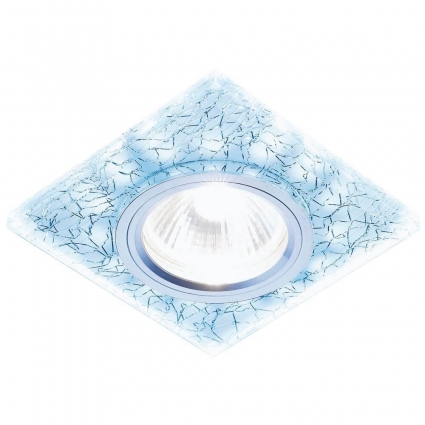 Встраиваемый светодиодный светильник Ambrella light Led S227 W/CH/C цвет белый, мощность 53 Вт