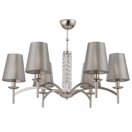Потолочная люстра Maytoni Krona MOD076PL-06N цвет серый, мощность 240 Вт