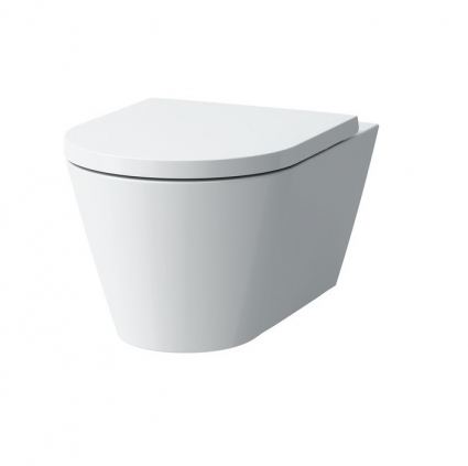 Унитаз подвесной Laufen Kartell Rimless безободковый белый, овальный, 37x54.5 см