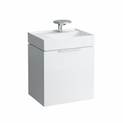 Тумба под раковину Laufen Kartell подвесная, с доводчиками, ручки хром