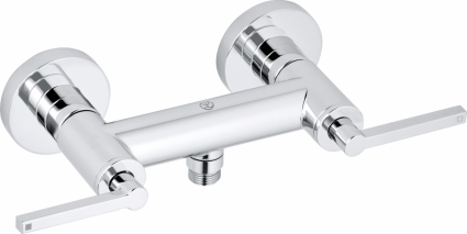 Смеситель Kludi Nova Fonte Puristic 207100515 для душа двухвентильный, хром