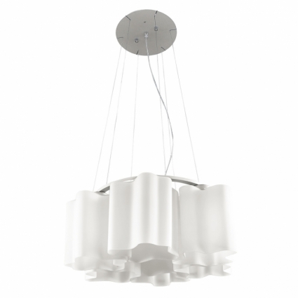 Подвесная люстра Lightstar Nubi 802160 в стиле Хай-тек, цвет белый, мощность 240 Вт